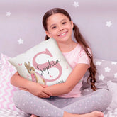 Personalized Peter Rabbit Throw Pillow with Kid's Name