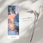 Inspired by Art Watercolor Bookmark Set