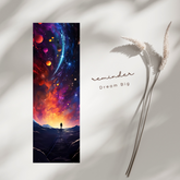 Dream Big Galaxy Bookmark Set – Cosmic Inspiration for Every Page
