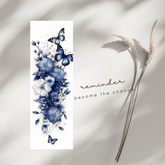 Become the Change Blue Butterfly Bookmark Set