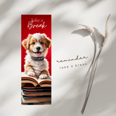 New Day, New Chapter Cute Dog Inspirational Bookmark Set