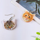 "Pawsonalized" Pet Face Earrings: Furry Friend Forever Close