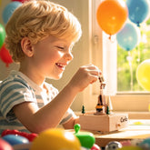 Custom Wooden Train Tunnel Music Box – A Personalized Birthday Keepsake for Kids