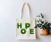 Green Hope Canvas Tote Bag