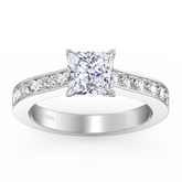 Personalized Birthstone Silver Ring