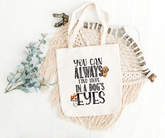 Find Hope in Dog Eyes Canvas Tote Bag