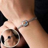Custom Magic Temperature-Sensitive Photo Bracelet – Color-Changing Gift for Him