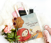 Your Smiling Eyes Shine Canvas Tote Bag