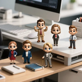 Cute Custom 3D Mini Figure Office Desk Figurine