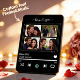 Custom 4-Photo Acrylic Plaque That Plays Your Most Special Song