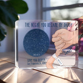 The Night You Became My Daddy Custom Star Map Night Light wih Name