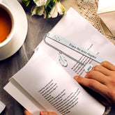 Personalized Metal Bookmark with Custom Message & Year Tag