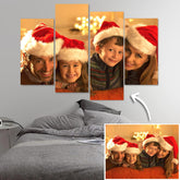Custom Photo Frameless 4-Piece Canvas Set