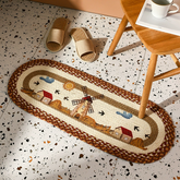 Eco-Friendly Handwoven Jute Rug for a Cozy Home