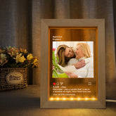 "Heartfelt Glow" Personalized Acrylic Nightlight Plaque with Custom Photo and Text
