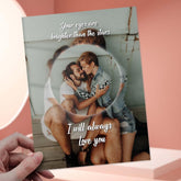 "I Will Always Love You" Custom Photo Acrylic Plaque