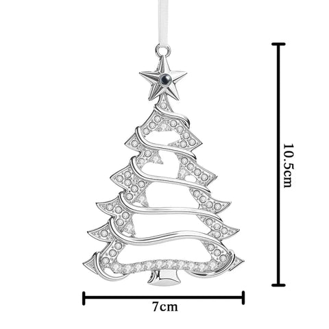 Custom Family Photo Projection 2025 Christmas Tree Ornament