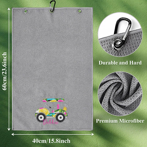 Personalized Women’s Golf Towel with Custom Embroidered Name