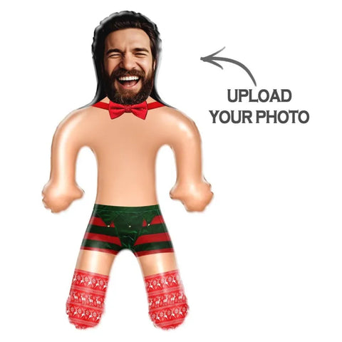 Funny Custom Face Christmas Blow Up Dolls