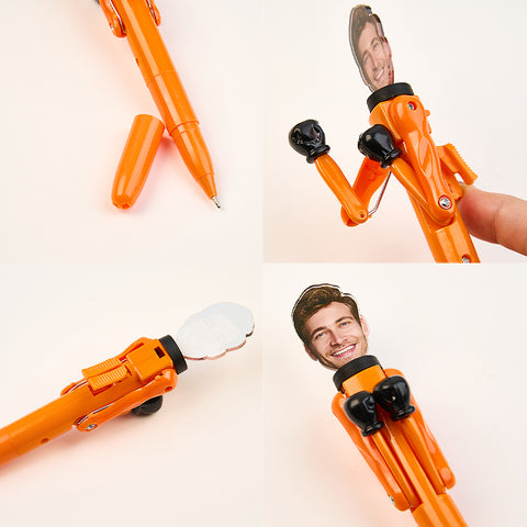 Custom Face Photo Boxing Pen Fun Interactive Stress Relief Gift for Kids