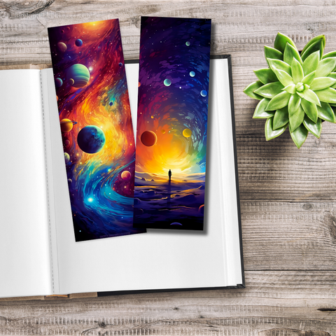 Dream Big Galaxy Bookmark Set – Cosmic Inspiration for Every Page
