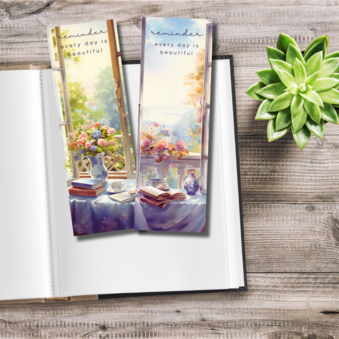 Everyday is Beautiful Watercolor Bookmark Set