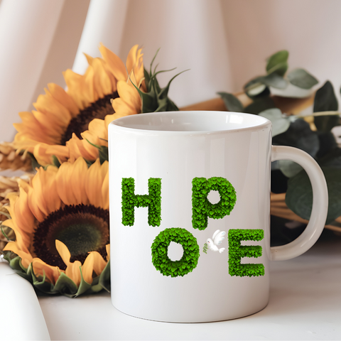 Green Hope Inspirational Coffee Mug