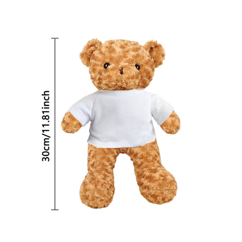 Personalized Teddy Bear Plush Toy with Custom Text for Kids