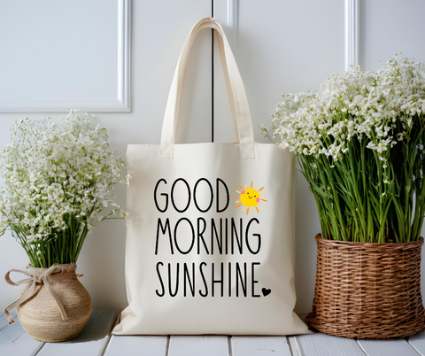 Good Morning Sunshine Canvas Tote Bag