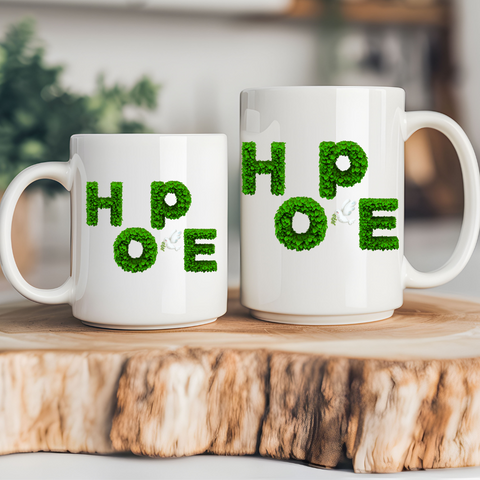 Green Hope Inspirational Coffee Mug