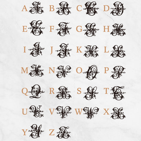 Personalized Linen Napkin with Embroidered Custom Monogram