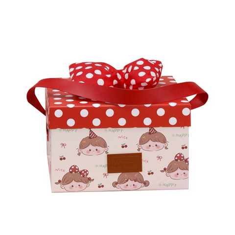 Creative Cartoon Baby Party Gift Box with Bow & Handle