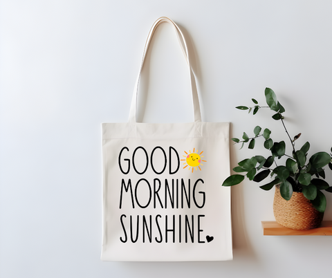 Good Morning Sunshine Canvas Tote Bag