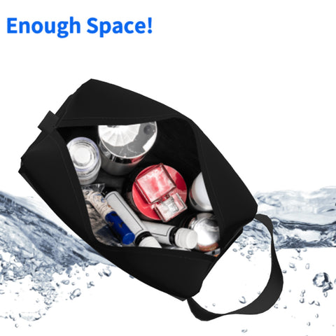 Custom Men's Travel Toiletry Bag with Personalized Initials and Text