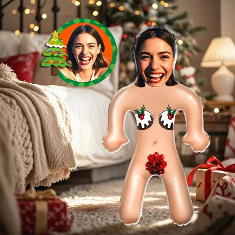 Funny Custom Face Sexy Christmas Women Blow Up Dolls