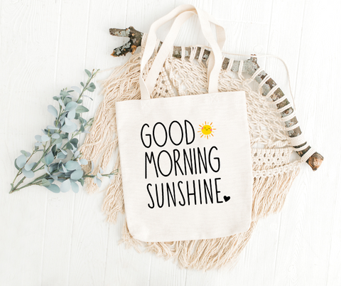 Good Morning Sunshine Canvas Tote Bag