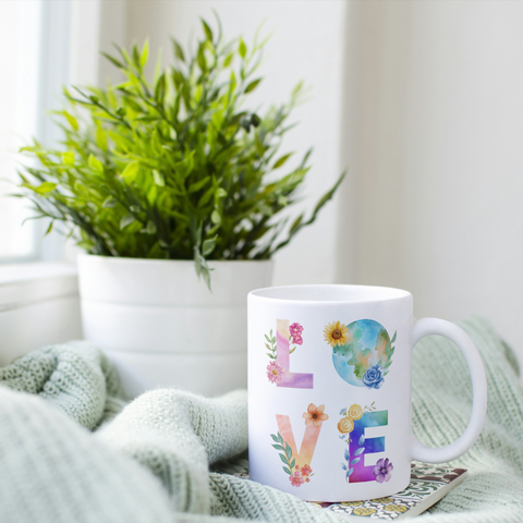 Floral Love Coffee Mug