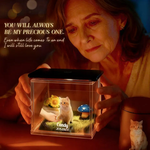 Everlasting Memories: Custom 3D Digital Pet Hologram Display
