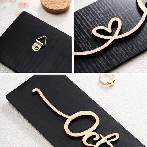 Forever Love Personalized Couple Name Wooden Sign for Wedding or Home