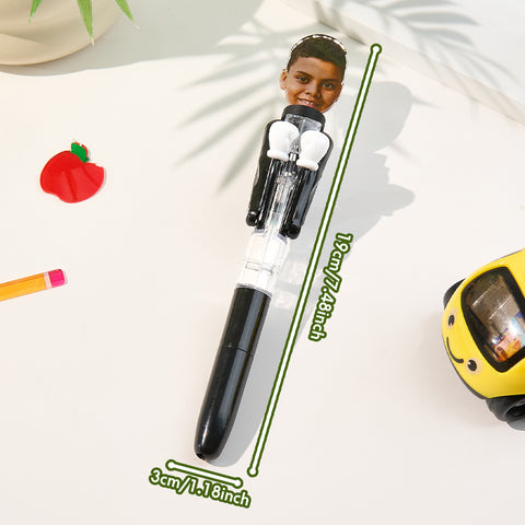 Custom Face Photo Boxing Pen Fun Interactive Stress Relief Gift for Kids