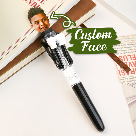 Custom Face Photo Boxing Pen Fun Interactive Stress Relief Gift for Kids