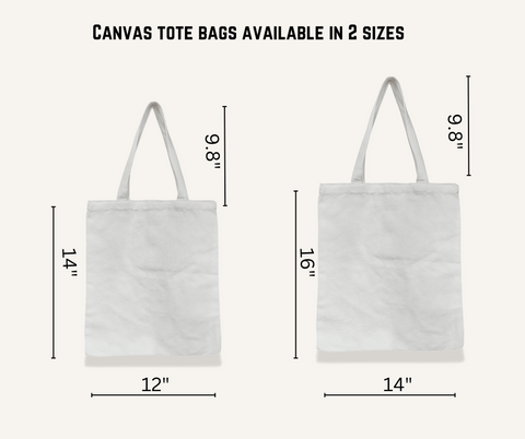 Floral Love Eco-Friendly Canvas Tote Bag