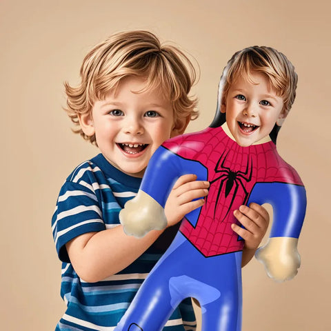 Custom Hero Character Inflatable Doll – Funny Blow-Up Balloon with Your Face