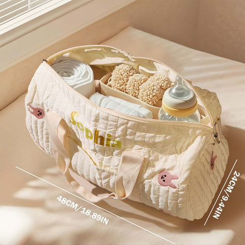 Custom Name Baby Hospital Bag