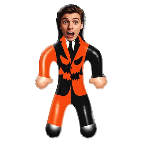 Funny Custom Face Mr. Pumpkin Blow Up Dolls