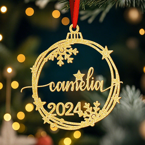 Custom Christmas Ornament with Name