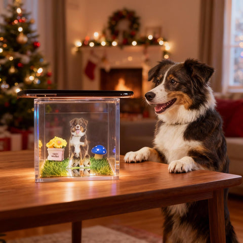 Everlasting Memories: Custom 3D Digital Pet Hologram Display