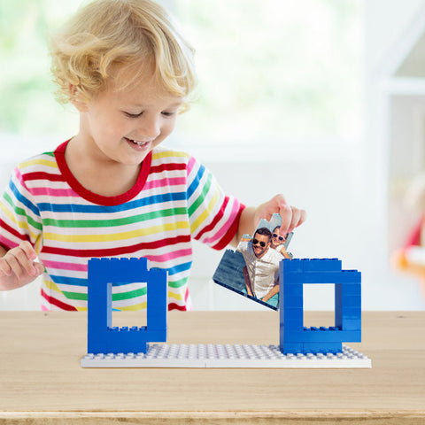 Personalized DAD & PAPA Photo Building Block Puzzle