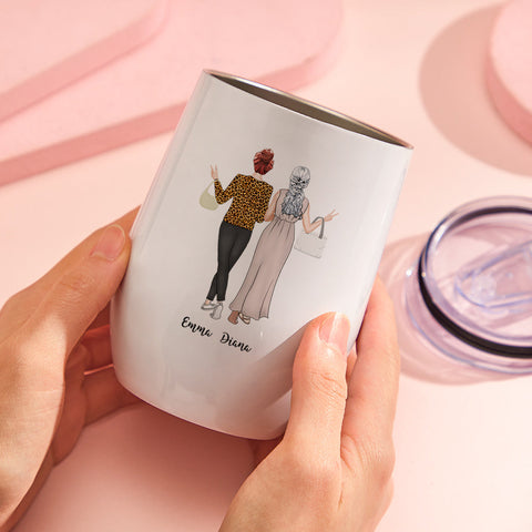 Like Mother, Like Daughter Custom Tumbler with Names