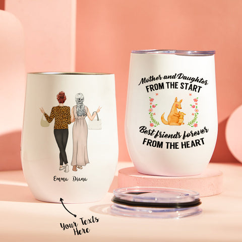 Like Mother, Like Daughter Custom Tumbler with Names